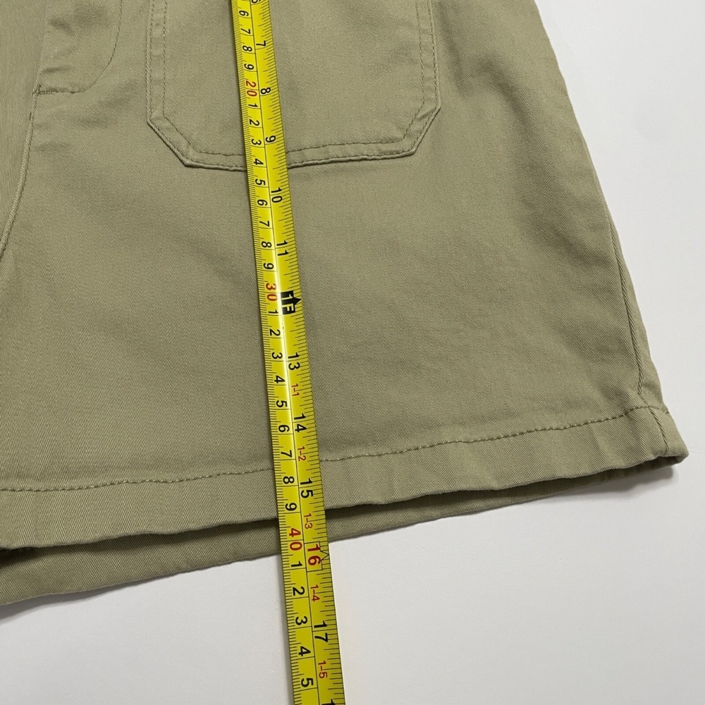 Bagatelle Shorts Women Size 12 Khaki Tan Utility High Rise Cotton Spandex Preppy - Picture 8 of 8
